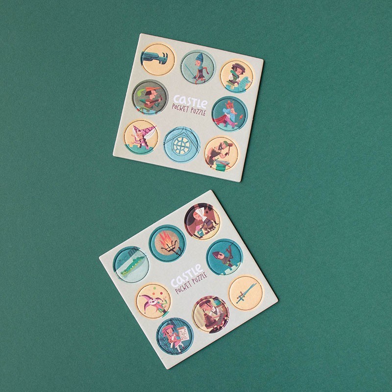Medieval puzzle in pocket format